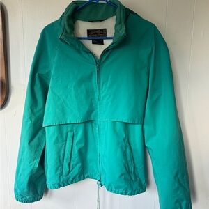 Vintage Eddie Bauer Gore-Tex Jacket Mens Small Teal Green Outdoor Anorak ✨